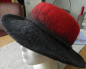 Preview: Ladies Hat red/grey/grey